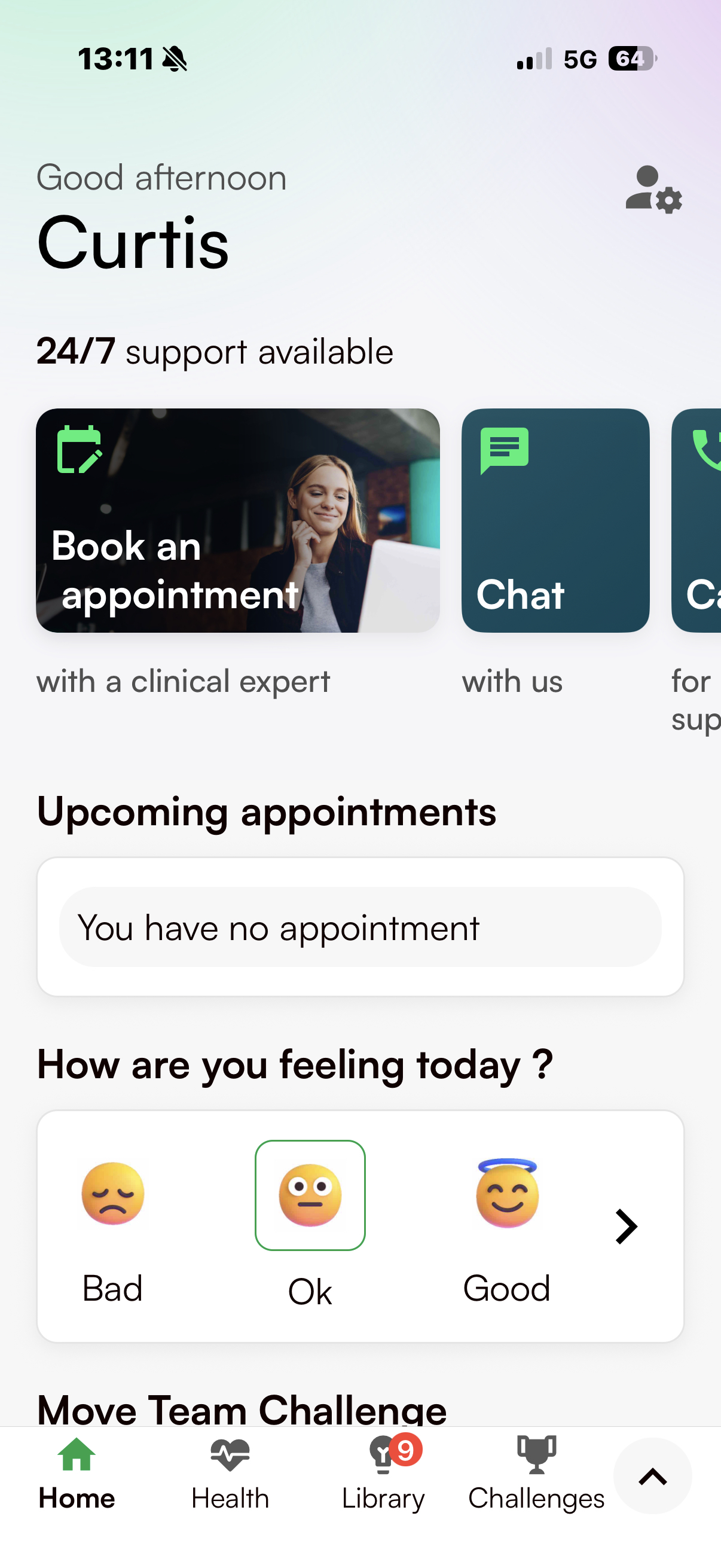 Drop app screen / video