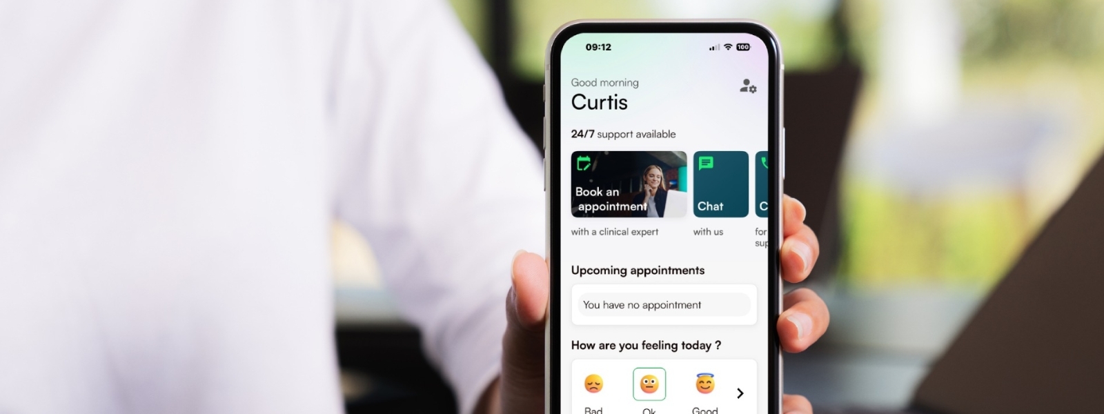 Book through the Converge app