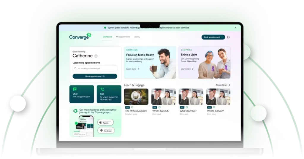 Employee Wellbeing Portal