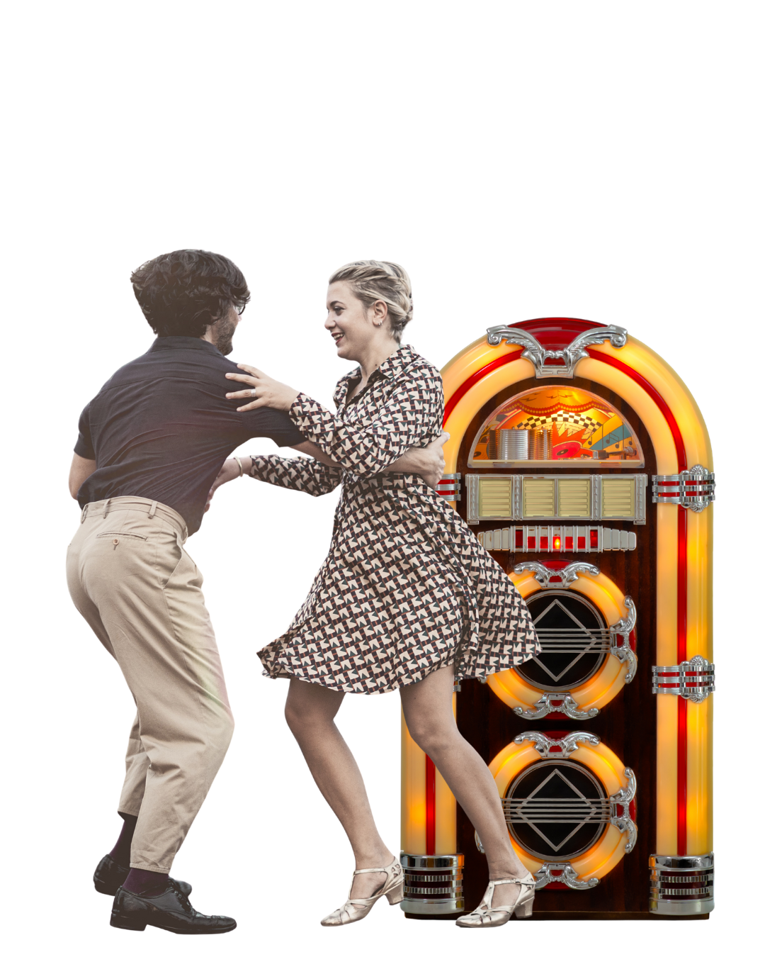 Dancers and jukebox
