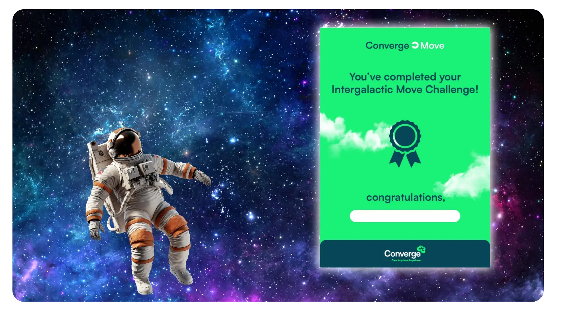 Intergalactic Move Challenge celebration resources