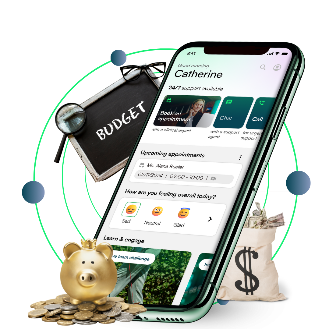 Converge App — Money Matters module preview