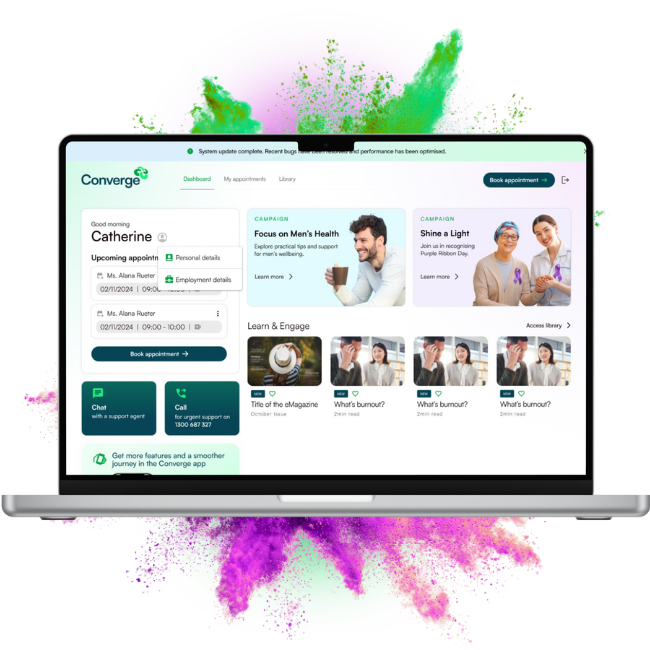 Wellbeing Portal account complete
