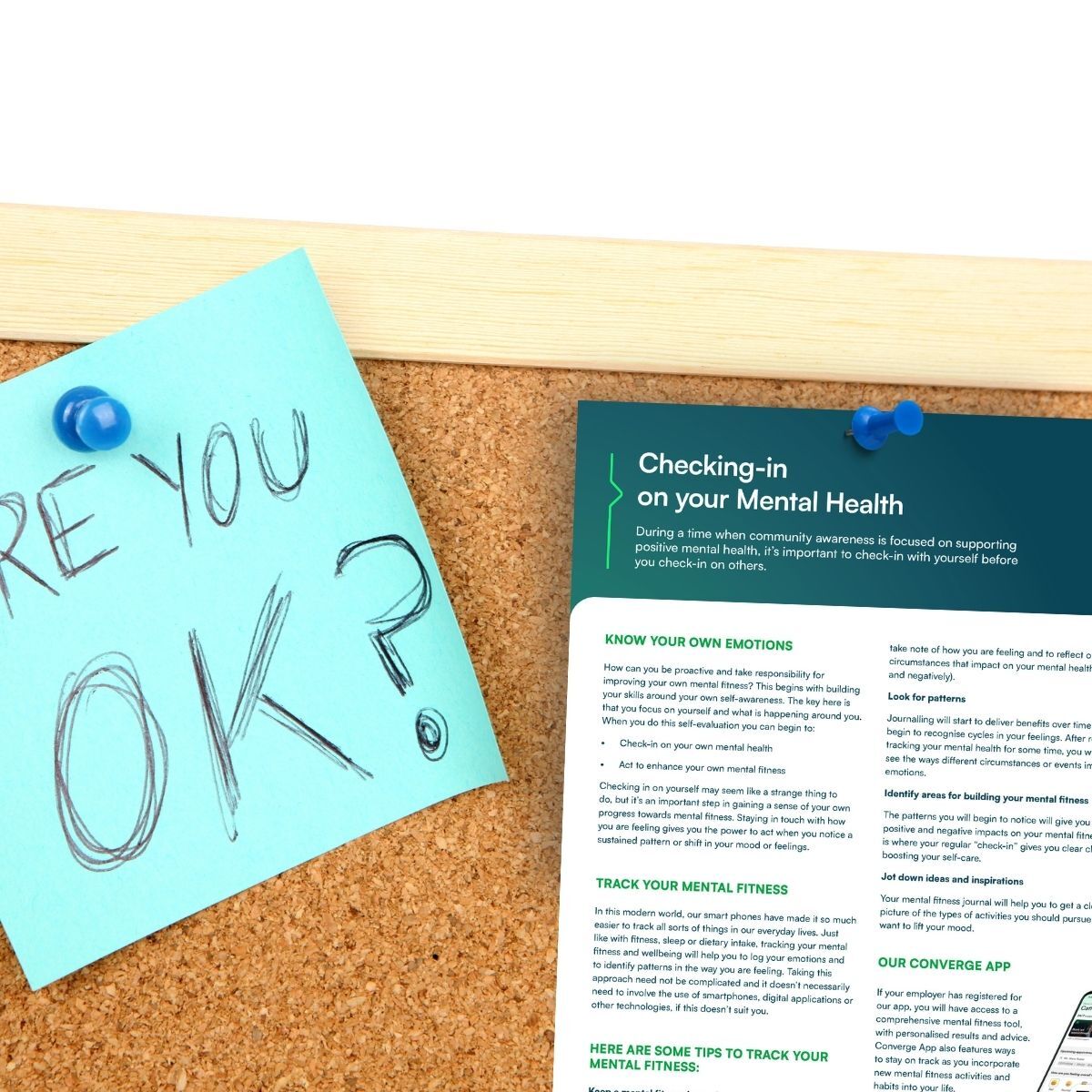 Tipsheets and articles from Converge — practical support resources