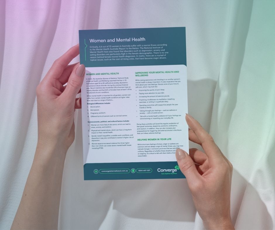 Women's health tipsheets for the workplace